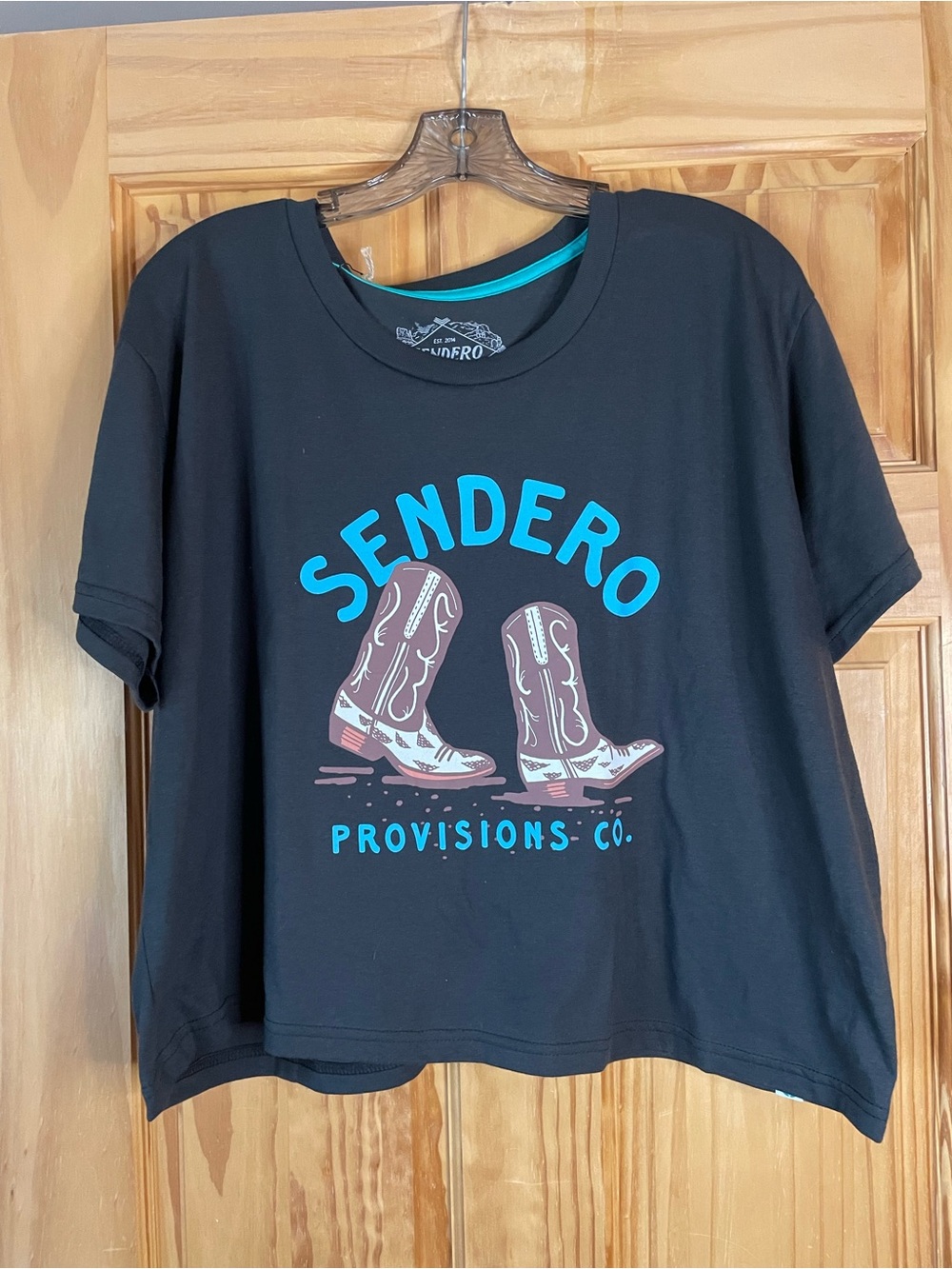 Sendero Black Short-Sleeve Graphic Tee - Cowboy Boots
